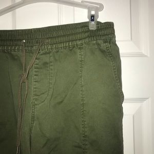 Green joggers
